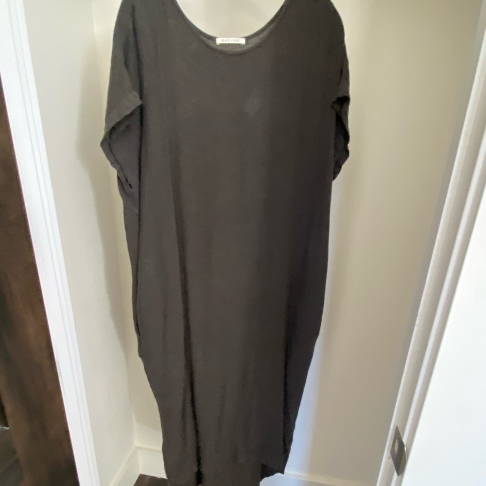 Black Crane Long Dress | Size XS